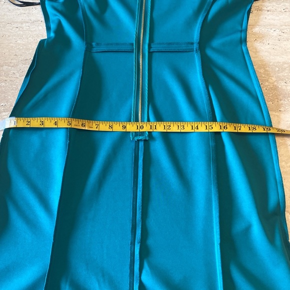 NWOT Calvin Klein Teal Dress, see measurements in photos below - Picture 9 of 13